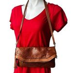 Borse In Pelle Genuine Leather Artisan Stamped Leather Crossbody Bag Photo 0