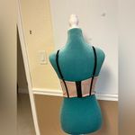 Victoria's Secret Victoria’s Secret Very Sexy Long Line Bra 36D – Black & Tan Floral Embroidery Photo 3