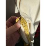 House Of CB  Caprice Milkmaid Rib Knit Cream Fit & Flare Mini Dress Large Femme Photo 8