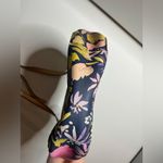 Mondani New York Rainbow Watercolor Floral Print Crossbody Purse Adjustable Bag Pink Photo 12