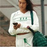 Free People Movement Seeing Double Sweatshorts only shorts size small White Photo 2