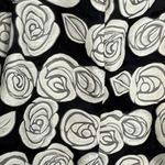 Who What Wear  Skirt Women 2 Black Gray Floral A-Line Pleated Party Career Office Photo 4