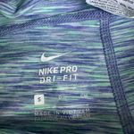 Nike  Pro Dri-Fit Blue Green Band Leggings Photo 1