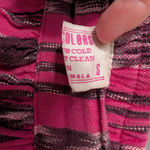 Vintage Southern Colors Fringed Maxi Skirt Women's Small Pink/Mauve Pink Photo 3