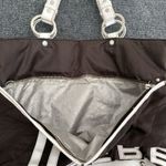 Bebe Y2K Style Sport Large Brown White Quilted Tote Bag Purse Spellout Mallcore Photo 7