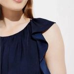 Loft Women's Flutter Wide Leg Jumpsuit - Forever Navy - Size 4 Photo 2