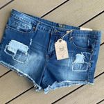 True Craft Denim Jean Shorts Super Soft Stretch Womens 15 New Photo 0