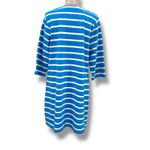 Boden USA Boden Size 12 Bretton Blue Stripe 100% Cotton Pullover Tunic Dress - WL892 Photo 7