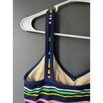 Liz Claiborne Vibrant Striped Swim Top - Perfect for Summer Fun Photo 3