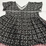 Torrid Black Pink Mini Challis Short Sleeved Tiered Pockets Flare Dress Size 1X Photo 10