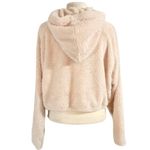 Urban Outfitters 😊🧸 Teddy Jacket Fleece Hooded Long Sleeve Cropped 🧸😊~ med Photo 7