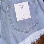Cello  light denim frayed hem shorts 🌸 NWT size:small Photo 6