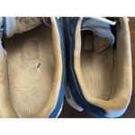 On cloud 5 denim and white running shoes women's 6 Blue Photo 4