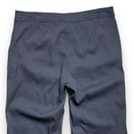 Eileen Fisher Pants Size 14 Dark Gray Linen Blend Straight Leg Pant Photo 4