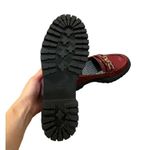 Seychelles  Burgundy Patent Pleather Scarlet Loafers Photo 5