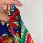 Farm Rio size large midi sun dress Chevron toucans Vibrant Zigzag Photo 12