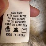 Altar'd State Gray White Fuzzy Knit Striped Open Front Long Cardigan S/M Photo 0