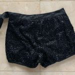 J.Crew 100% Silk Sequined Shorts Sz 0 with Tie Photo 3
