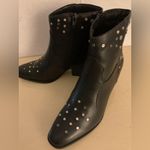 Frye and Co Black Studded Sinclair Ankle Boots size 8 Photo 4