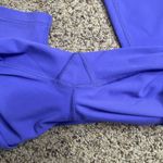 Lululemon Wunder Under Crop II Roll Down Blue Purple Color Photo 15