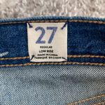 Free People We The Free Distressed Button Fly Fray Hem Jeans Photo 9