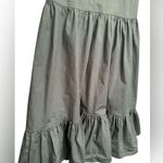 Peter Som  Size 4 Women’s Green Mini Dress Puff Sleeve Tiered Back Photo 3