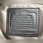 Coach Taylor Python Animal Print tote Purse F26037 Gunmetal Leather trim Photo 2