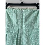 J. Crew Seersucker Embossed Lorelei Strapless Mini Dress Size 4 Preppy Summer Green Photo 3