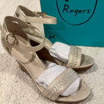 Jack Rogers  harper wedge heels size 8 Photo 0
