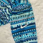Nike  Pro Dri-Fit Quarter Zip Blue Patterned Long Sleeve Photo 4