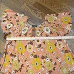 Alt Daly Chic Floral Dress in Peach, orange, brown, yellow floral Orange Size L Photo 11