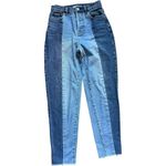 PacSun Womens Eco Two-Tone 90s High Rise Stretch Boyfriend Jeans - Sz 24 Photo 1