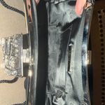 Kate Landry  Navy Blue Satin Clutch/Shoulder Bag Photo 4