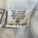 Vintage 90s Crinkle Lace Maxi Dress Medium Pastel Blue Pink Floral V Neck Fairy Photo 7