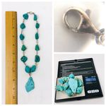 Sterling Silver Turquoise*,  choker necklace, 56.5g Photo 5