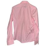 Lilly Pulitzer  Vintage Women’s 6 Pink White Striped Button Up Long Sleeve Shirt Photo 2
