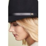 Rag and Bone  Floppy Brim Wool Fedora Black Womens Size Small Photo 3