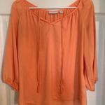 New York & Co. Orange Blouse Photo 0