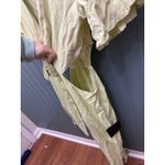 Lulus  Pale Yellow Cutout Tie Front Midi Dress Puff Sleeve XS Photo 2