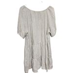 Mlle Gabrielle  Dress Womens XL Tiered Cream Beige Fairy Babydoll Boho Mini Photo 6