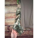 Boutique Latte Sweatshirt Mini Dress Cinched Long Sleeves Elastic Tie Large NWOT Brown Photo 4