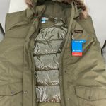 Columbia  Womens Insulated Hooded Parka Jacket Faux Fur Trim Green 2X Photo 3