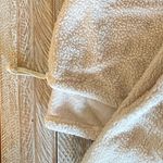 Urban Outfitters 😊🧸 Teddy Jacket Fleece Hooded Long Sleeve Cropped 🧸😊~ med Photo 8