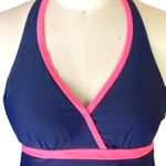 BRAND NEW Ladies SWIMSUIT ~ Women's Plus Size 16 ~ Blue & Salmon Pink ~ ATHLETIC Photo 1