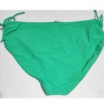 CALIA Mid Rise Ruched Side Swim Bikini Bottom Green Glow XL NEW Photo 2