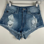 KanCan USA 🌸 Kancan Cute and Flirty, Jean Cut off Shorts, size XS Photo 0