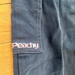 Peachy Den‎ the Dita Trousers Small Cargo Pants Wide Leg Blue Photo 4