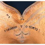 Lucchese Womens Vintage  Black Gold Cowboy & Western Boots Size 7 Photo 11