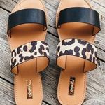 Leopard Sandals Black Size 10 Photo 0