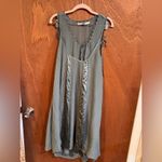 Stella McCartney Stella Mcartney for H &M Olive Gray Grecian style dress size M Photo 5
